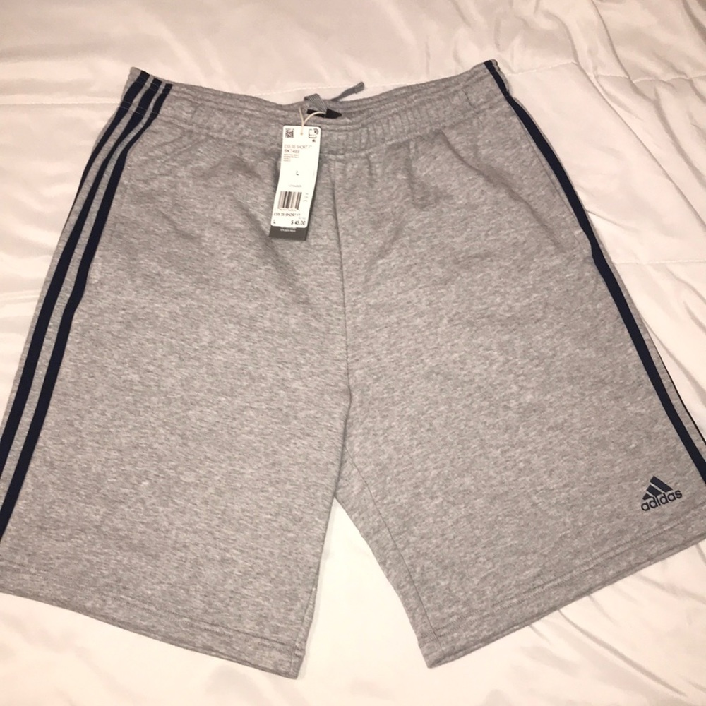 New adidas grey shorts